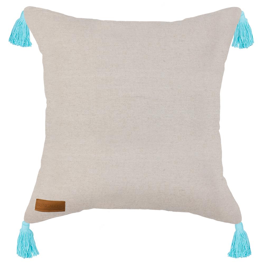 Cushion Aqua Velvet Bird of Paradise 55 x 55 cm