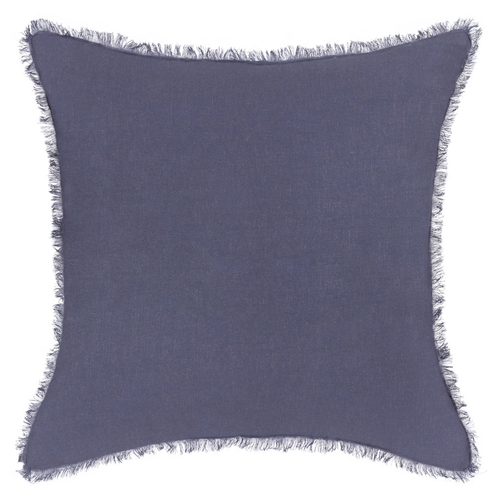 Cushion Black Charcoal Freya Linen