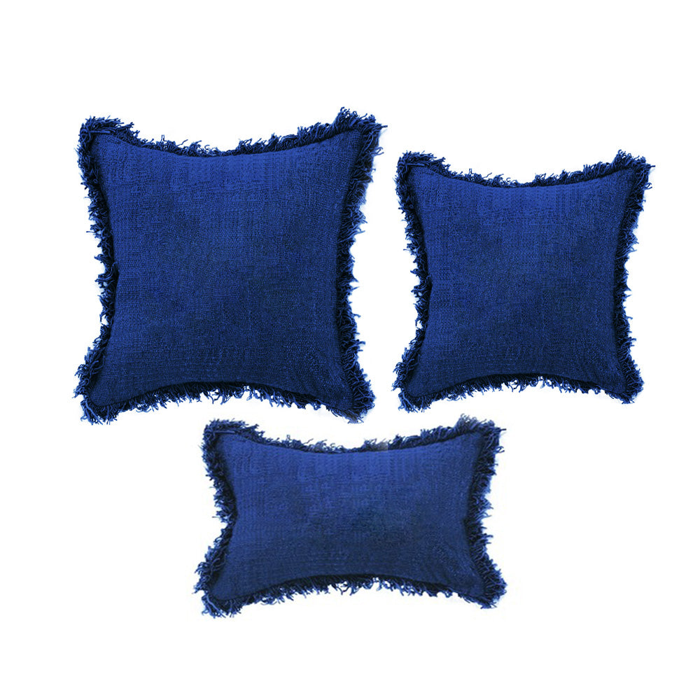 Cushion Blue Navy Amara Plain