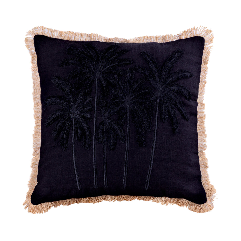 Cushion Black Kai Palm Trees - 45 x 45 cm