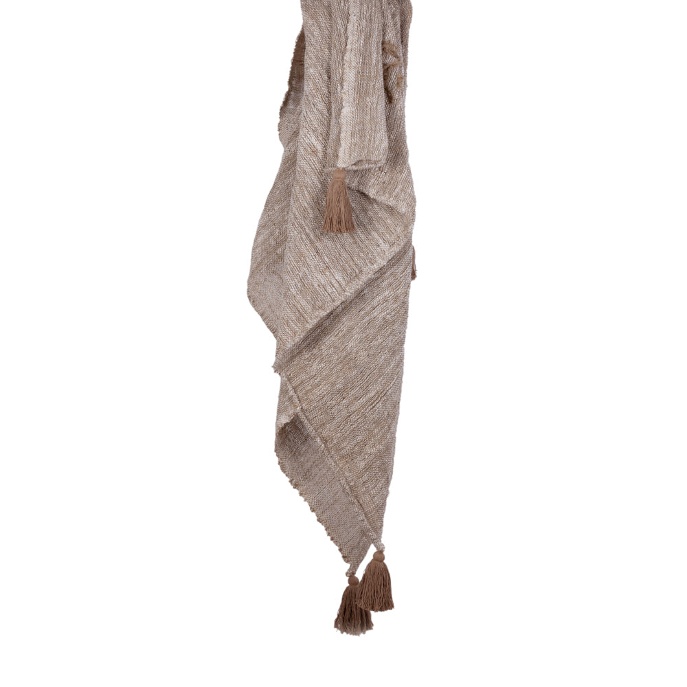 Throw Natural Brown Tropical