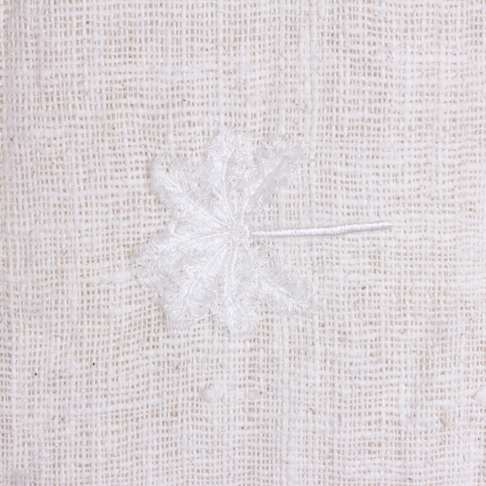 Throw White Nora Palm Tree