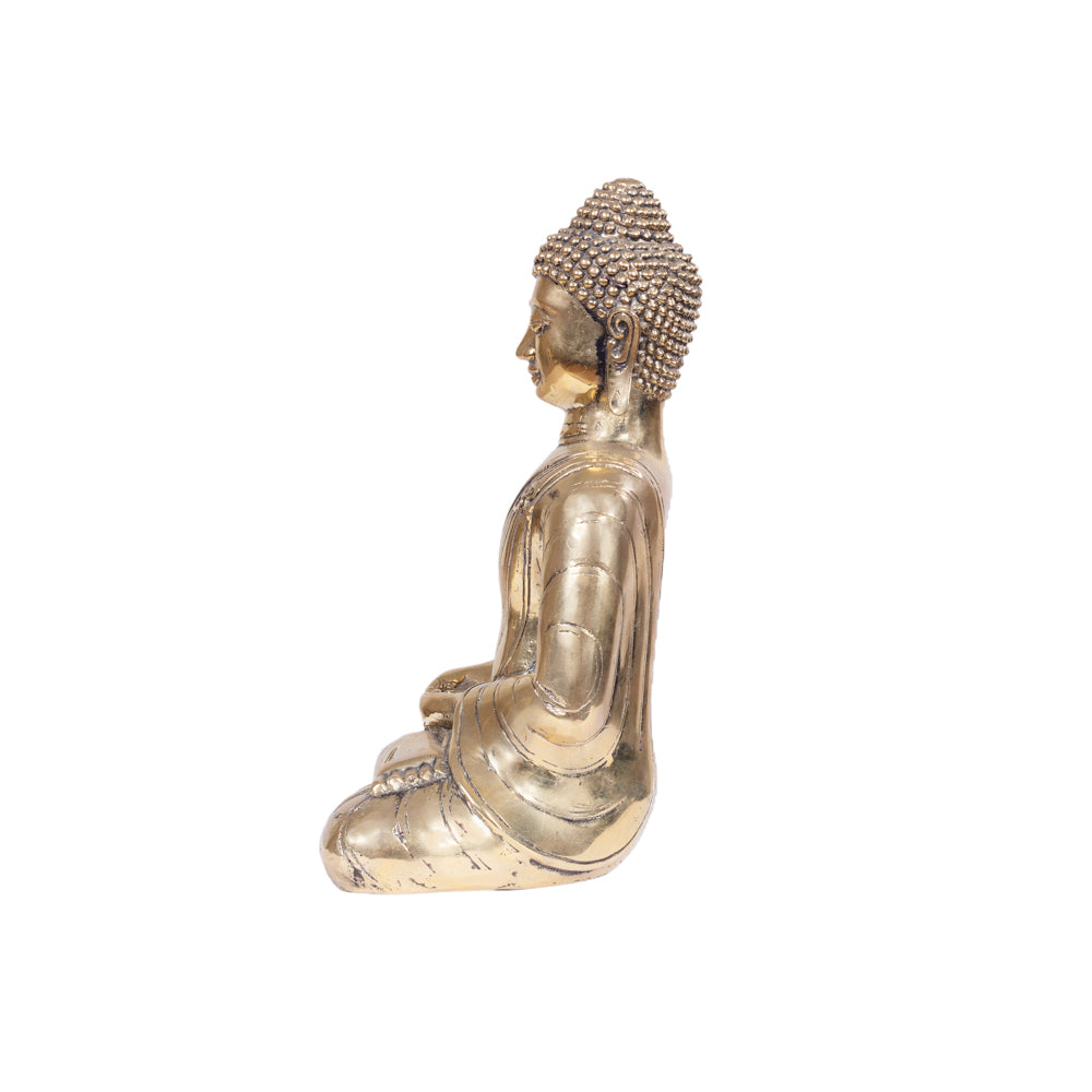 Brass Sitting Buddha