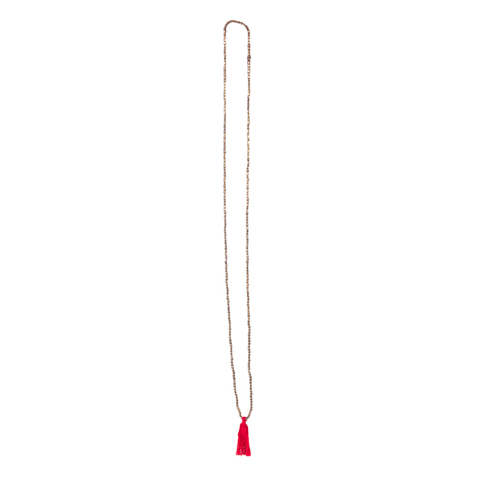 Necklace Brass Beaded Mala