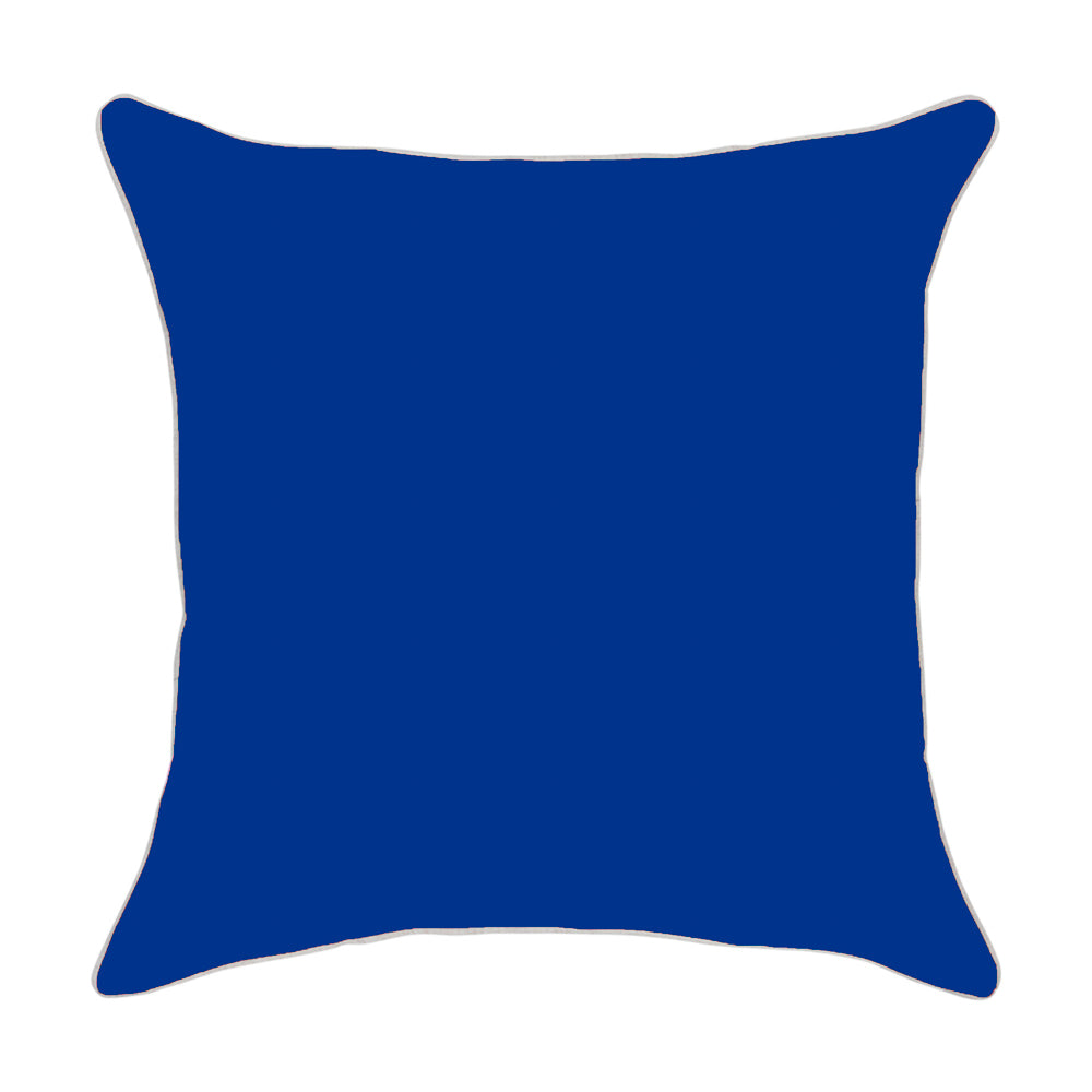 Cushion Blue Velvet - 55 x 55 cm