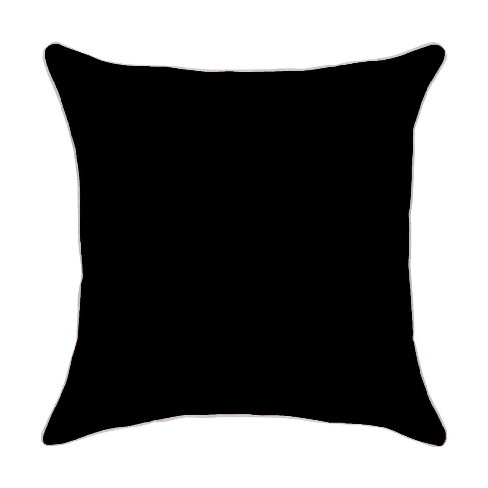 Cushion Black Velvet - 55 x 55 cm