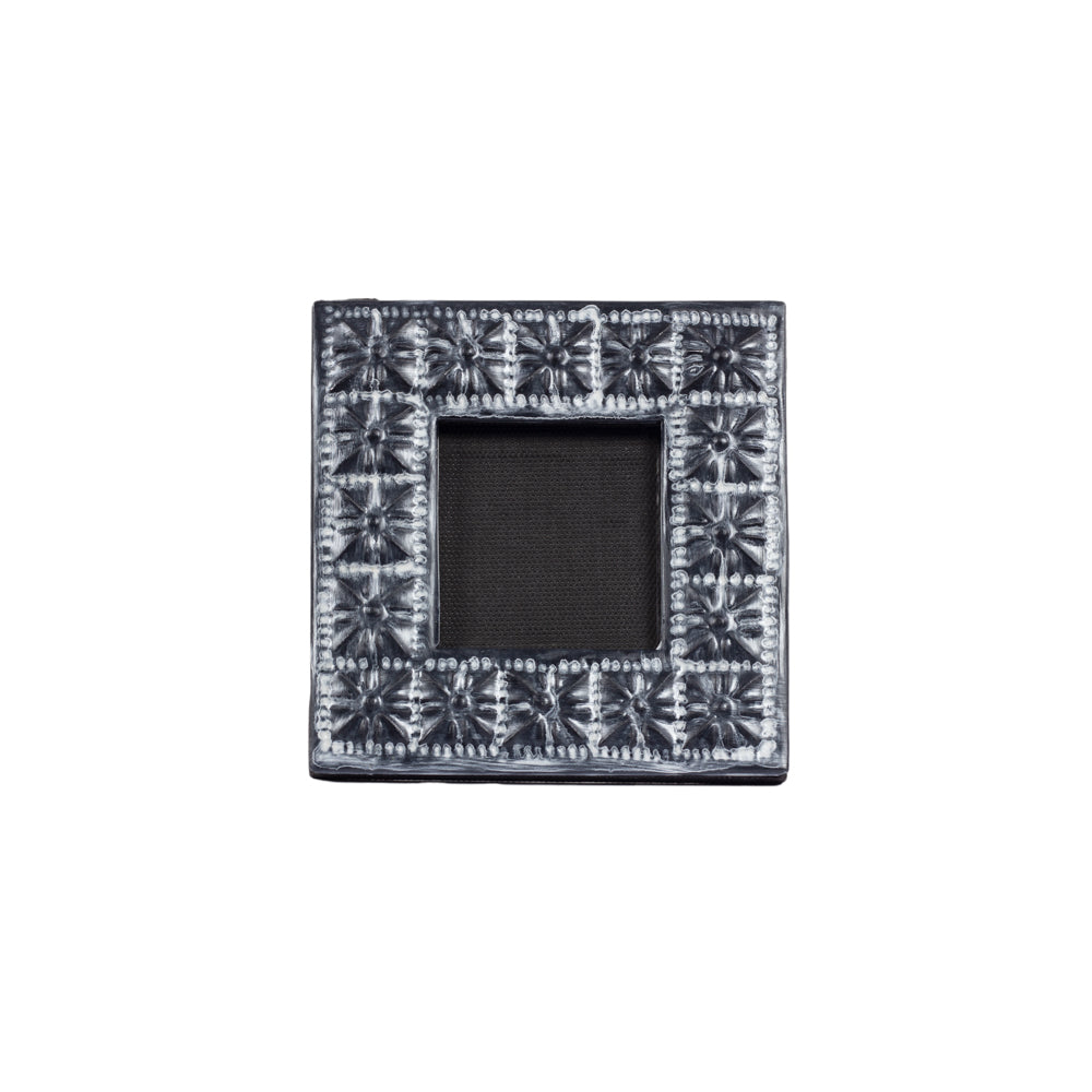 Photo Frame Embossed Bali Sun Black Wash