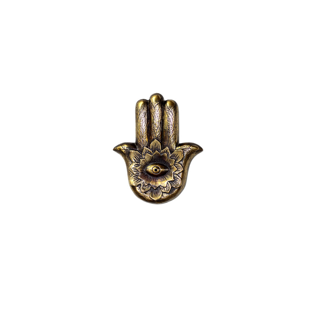 Brass Incense Holder Lotus