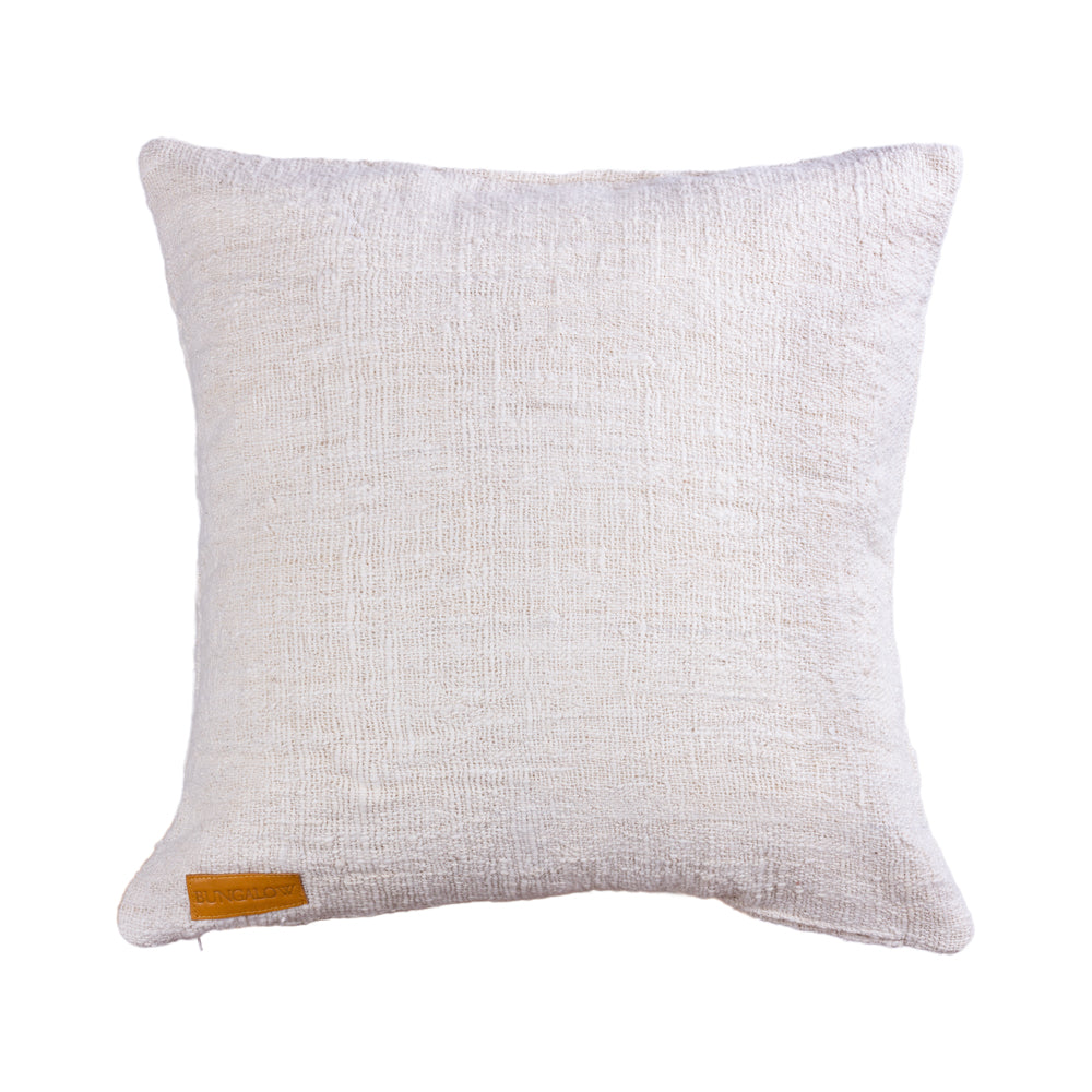 Cushion White Lalabella with Black Cross - 55 x 55 cm