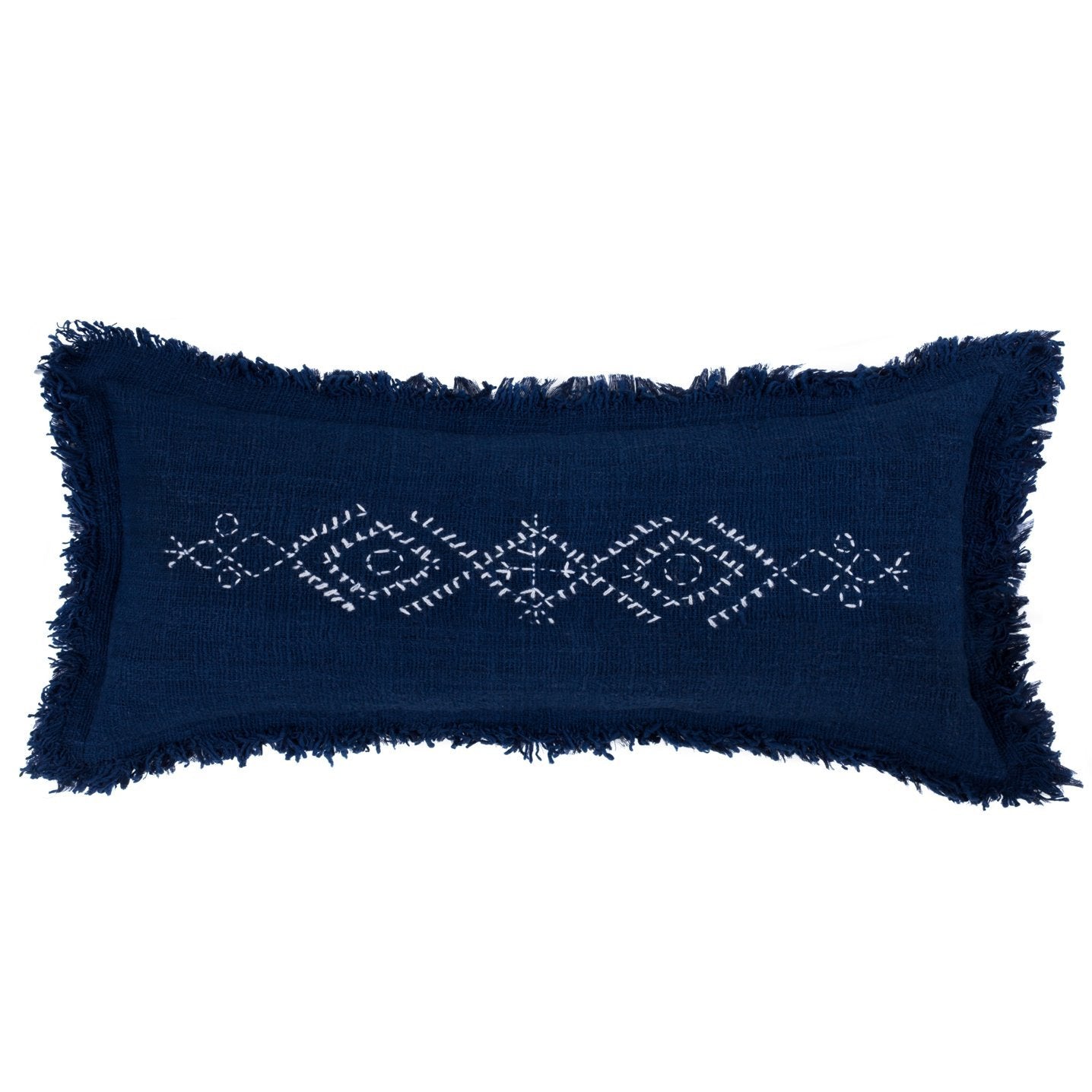Cushion Blue Navy Amara Berber
