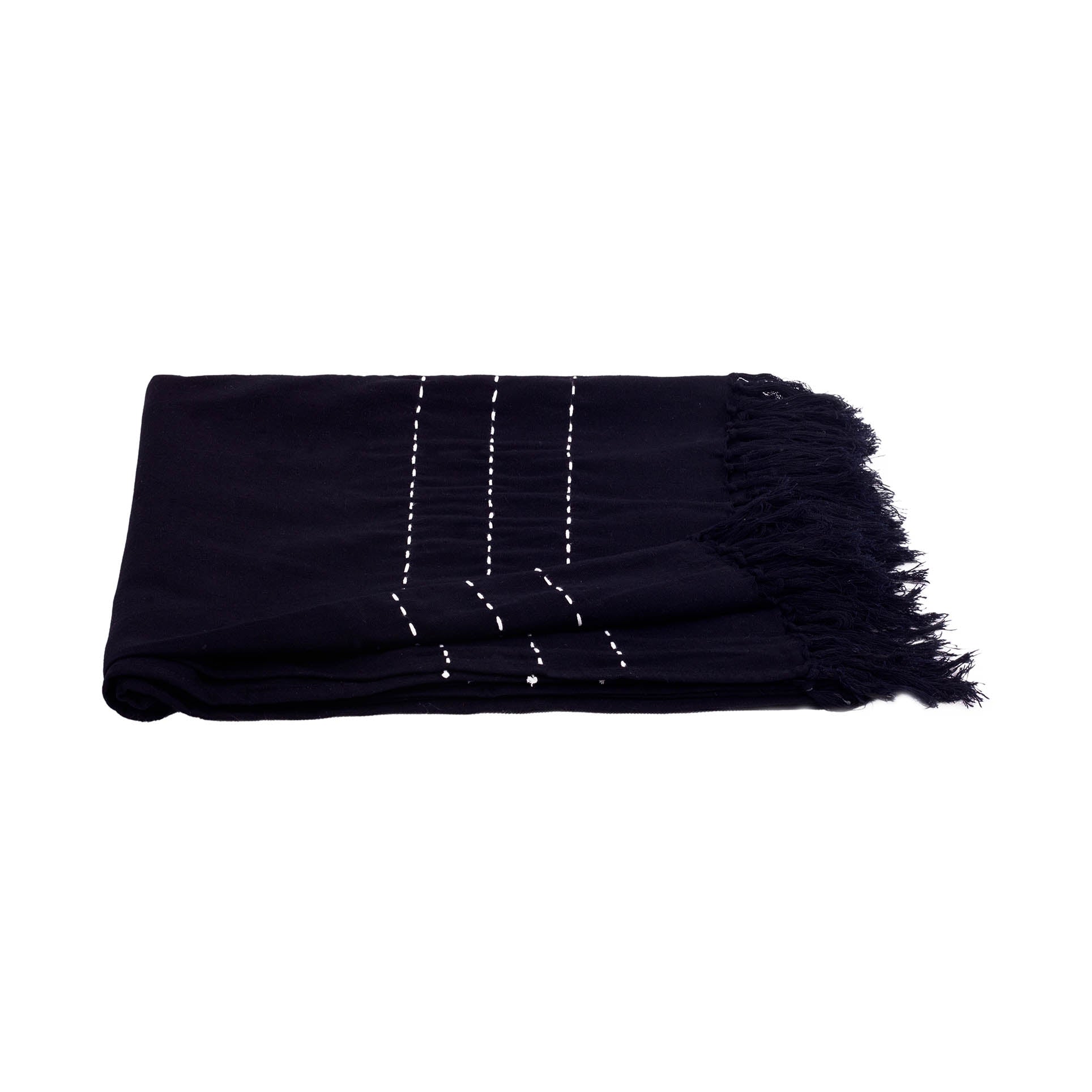 Throw Black Amirah Linen