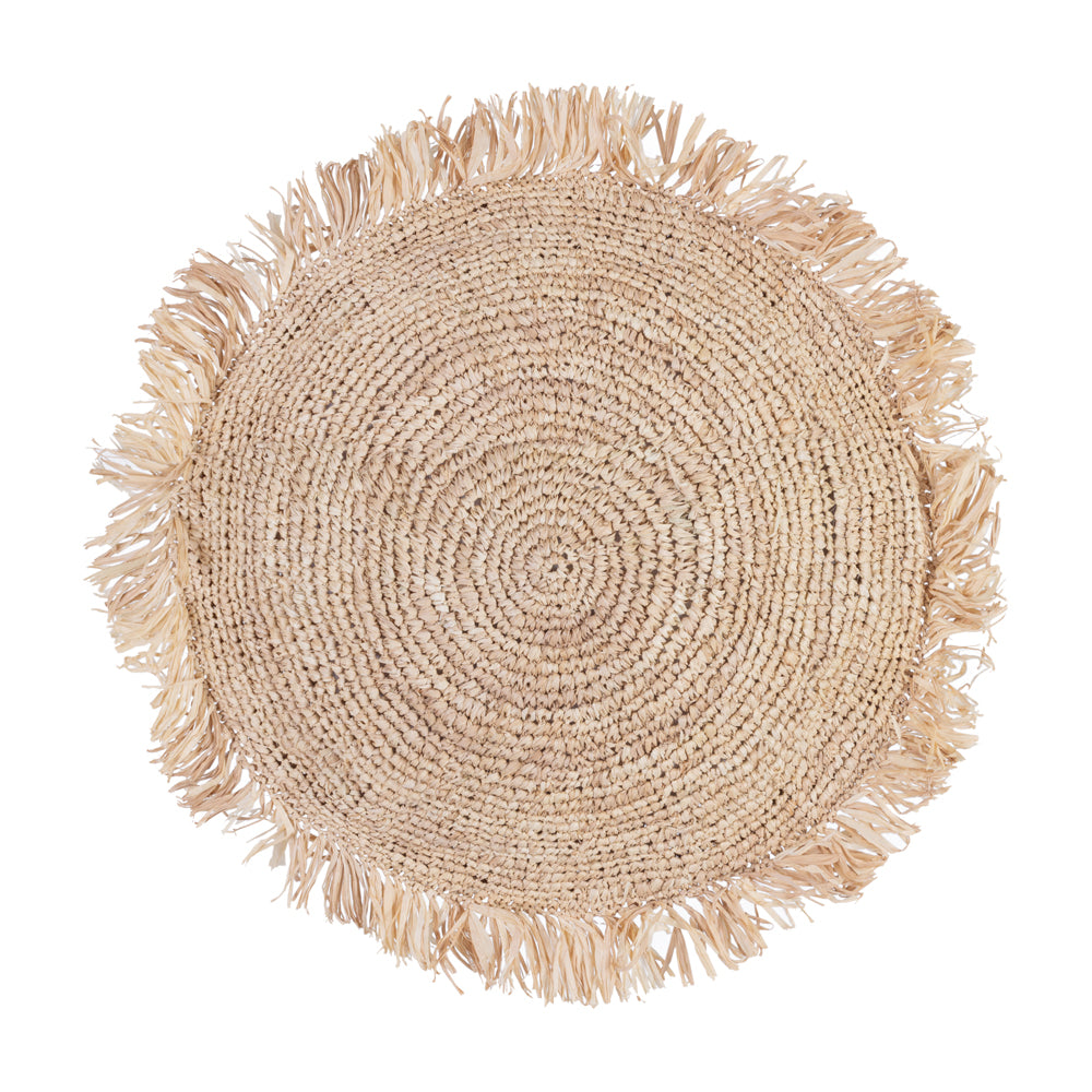 Natural Waterhyacinth Round - 60 x 60 cm