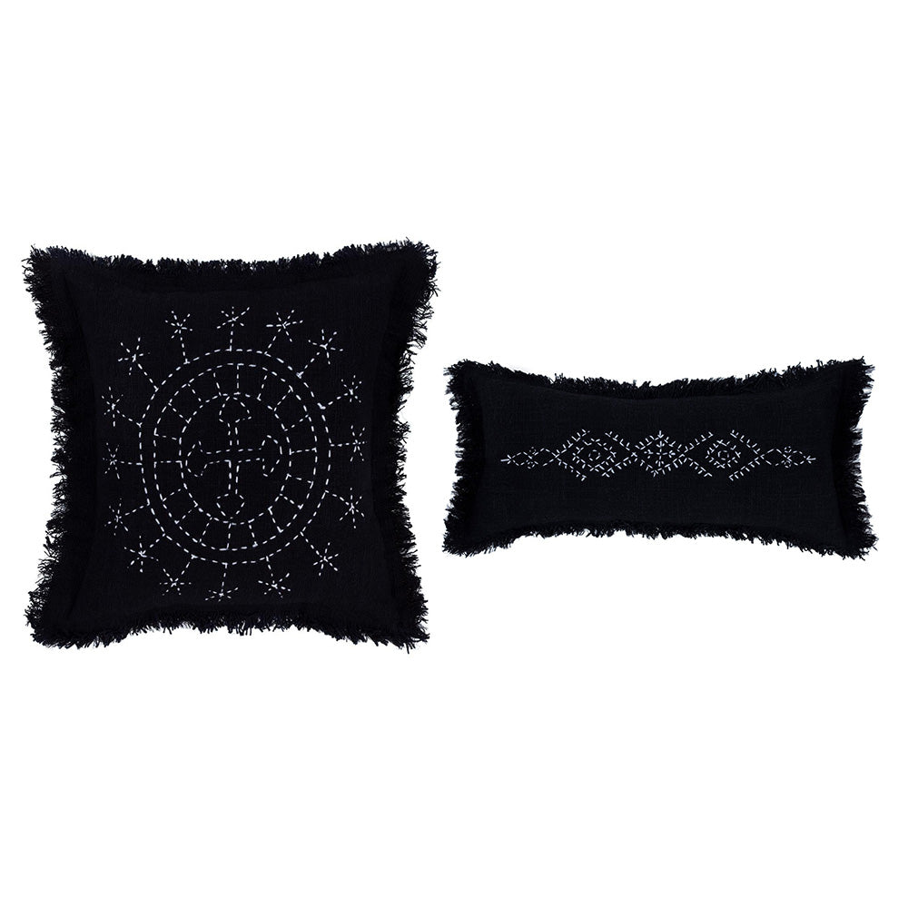 Cushion Black Amara Berber