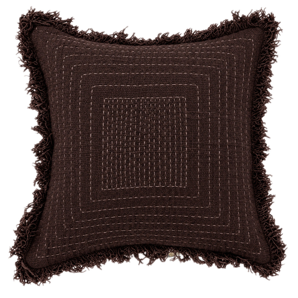 Cushion Cacao Matilda Cotton - 55 x 55 cm