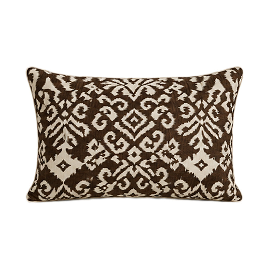 Cushion Cacao Tabora Ikat