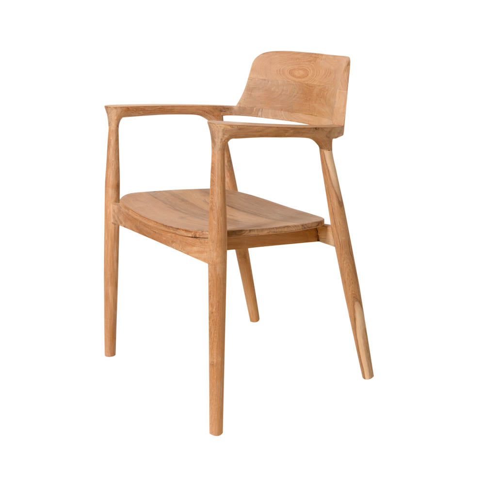 Dining Chair Teak Oslo with Arms
