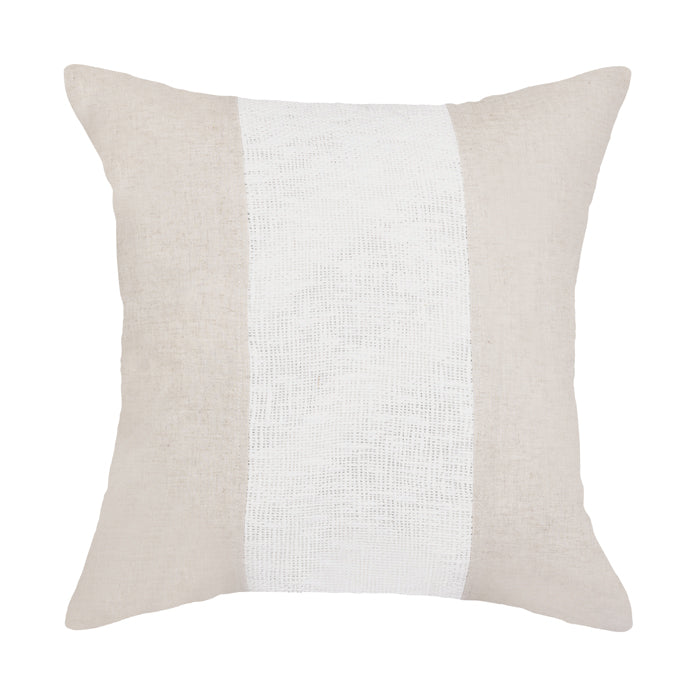 Cushion White Lily Cotton - 55 x 55 cm