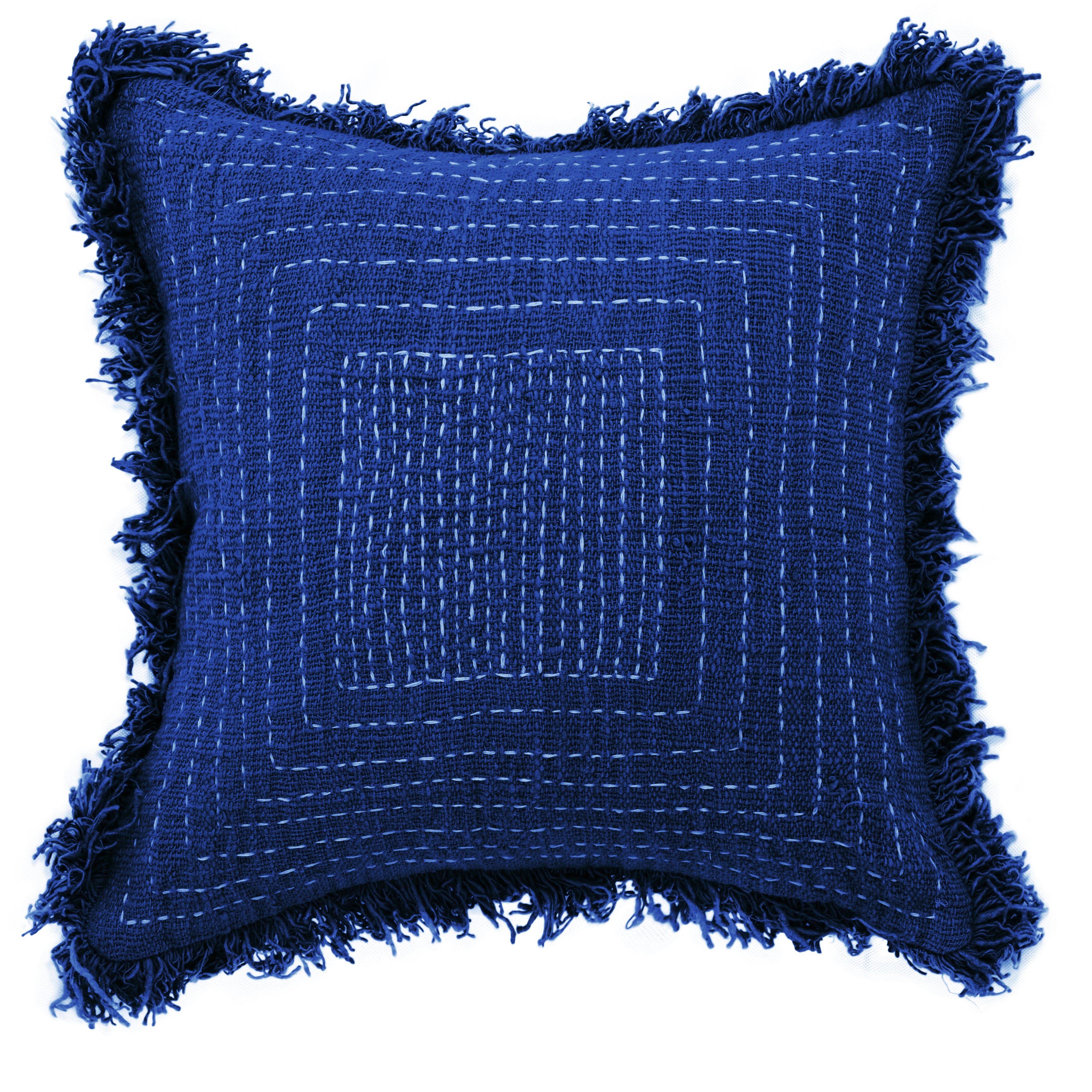 Cushion Blue Navy Matilda Cotton - 55 x 55 cm