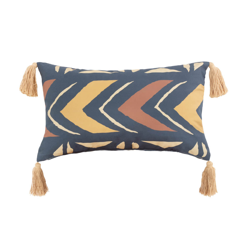 Mustard & Blue Navy Zuri - 60 x 35 cm