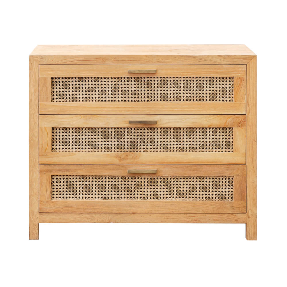 Chest Of Drawers Kenya Rattan 3 Drawer