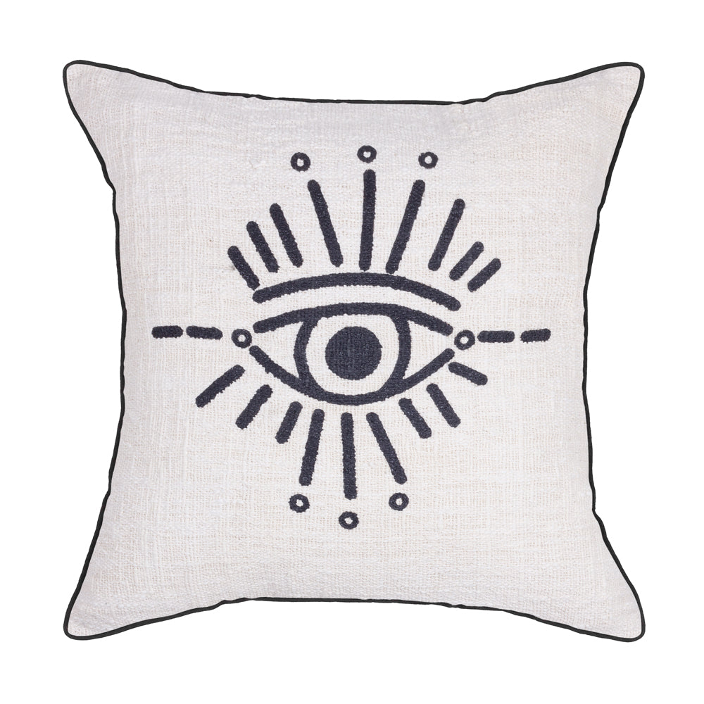 Cushion Black Eye of Protection - 55 x 55 cm