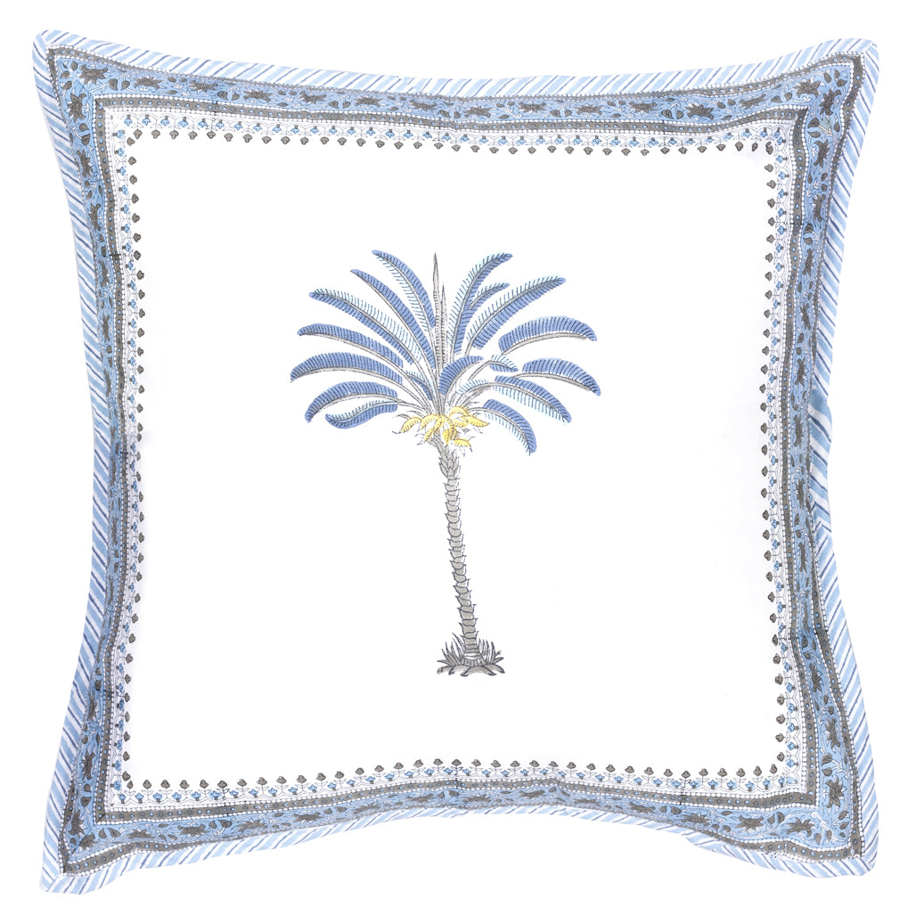 Blue Navy Palm Tree - 65 x 65 cm