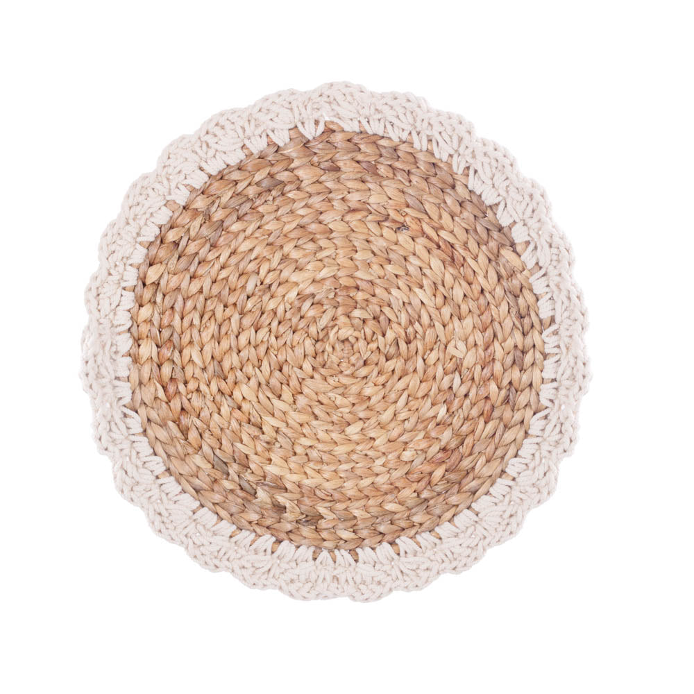 Placemat Banana Leaf Elle With Crochet