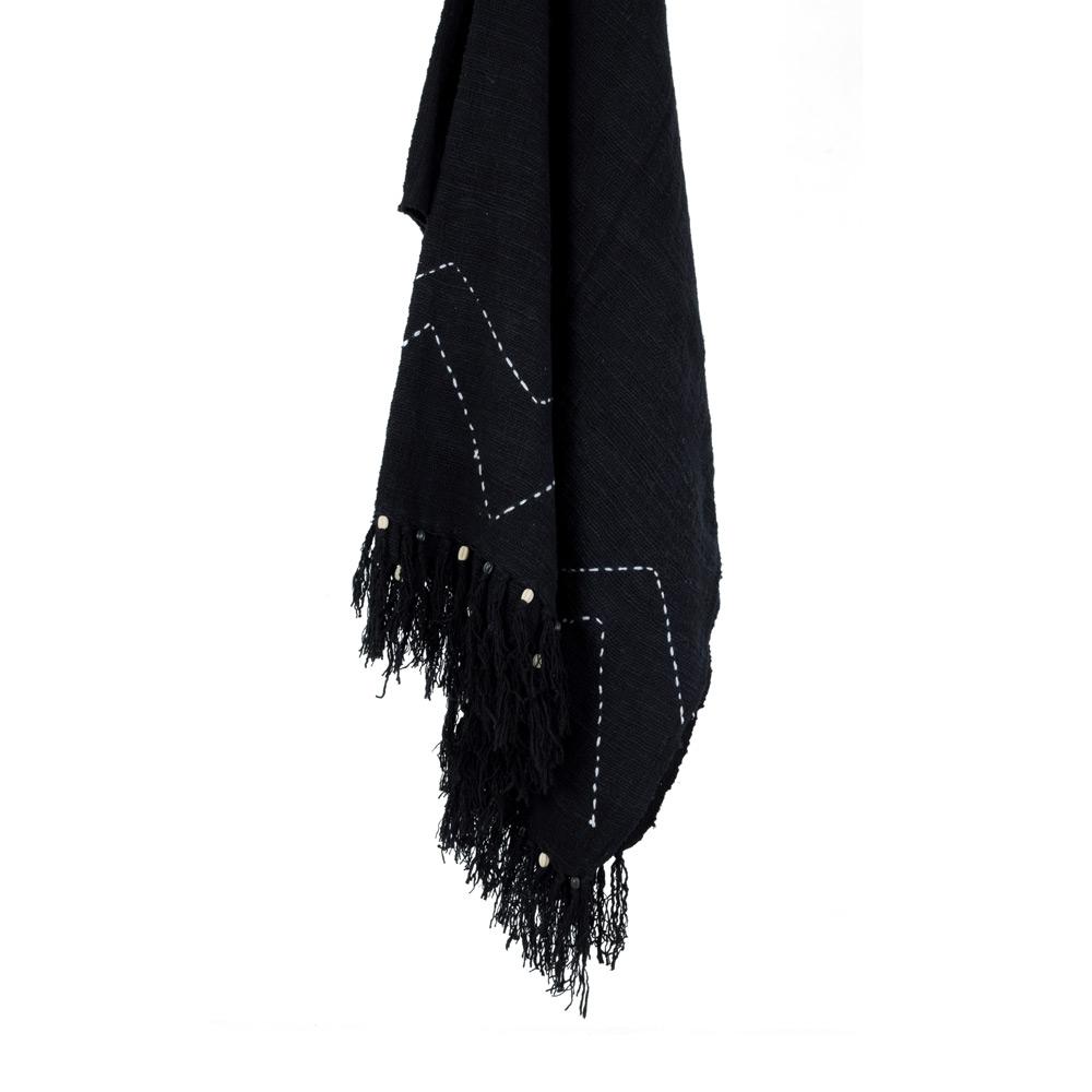 Throw Black Amara Berber