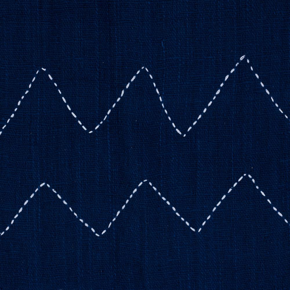 Throw Blue Navy Amara Berber