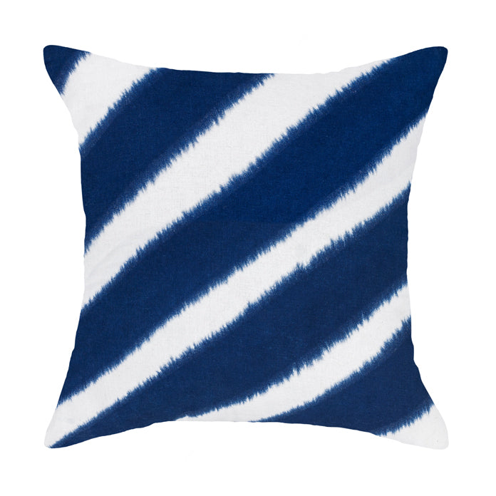Cushion Blue Navy Tara Shibori - 55 x 55 cm