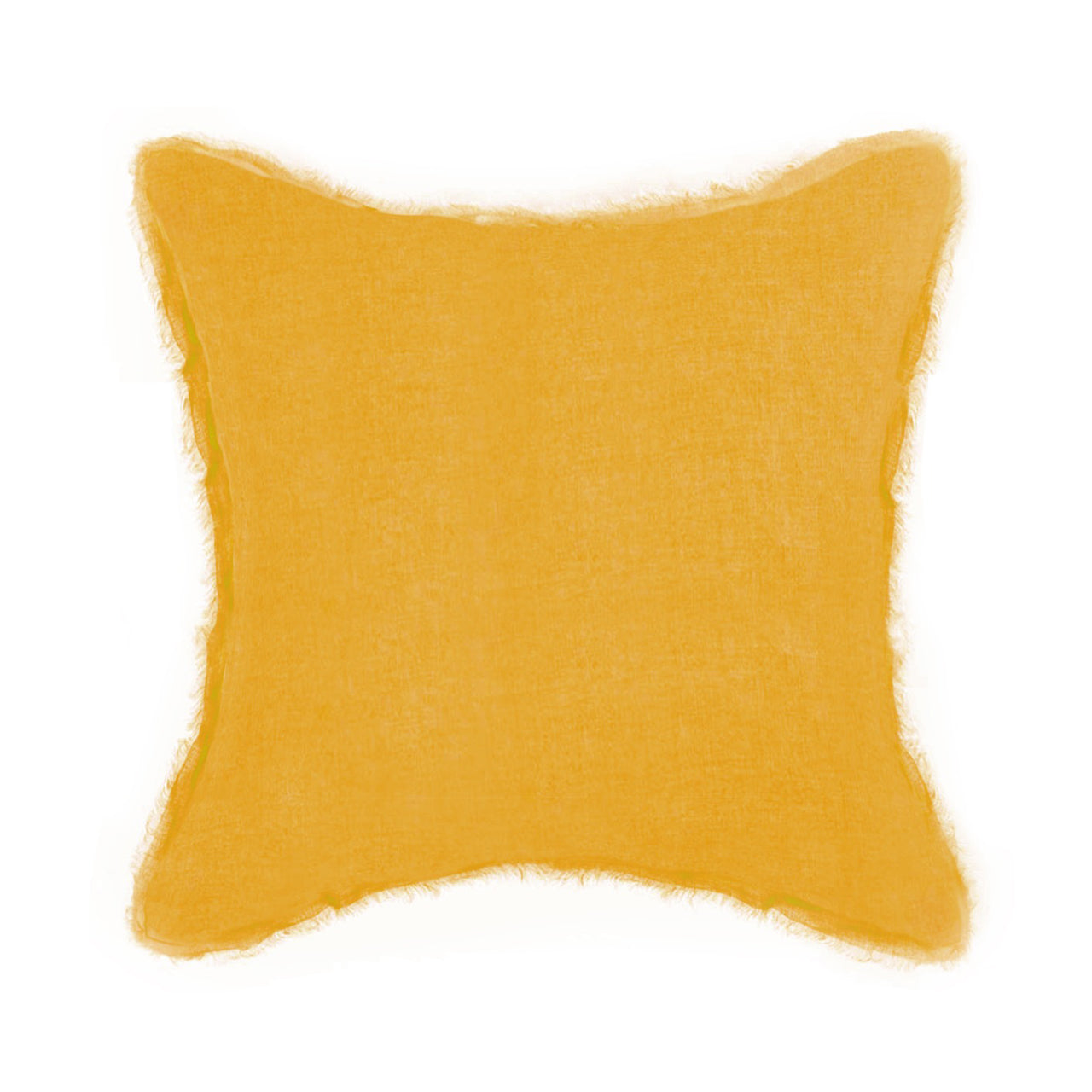 Mustard Freya Linen Euro - 65 x 65 cm