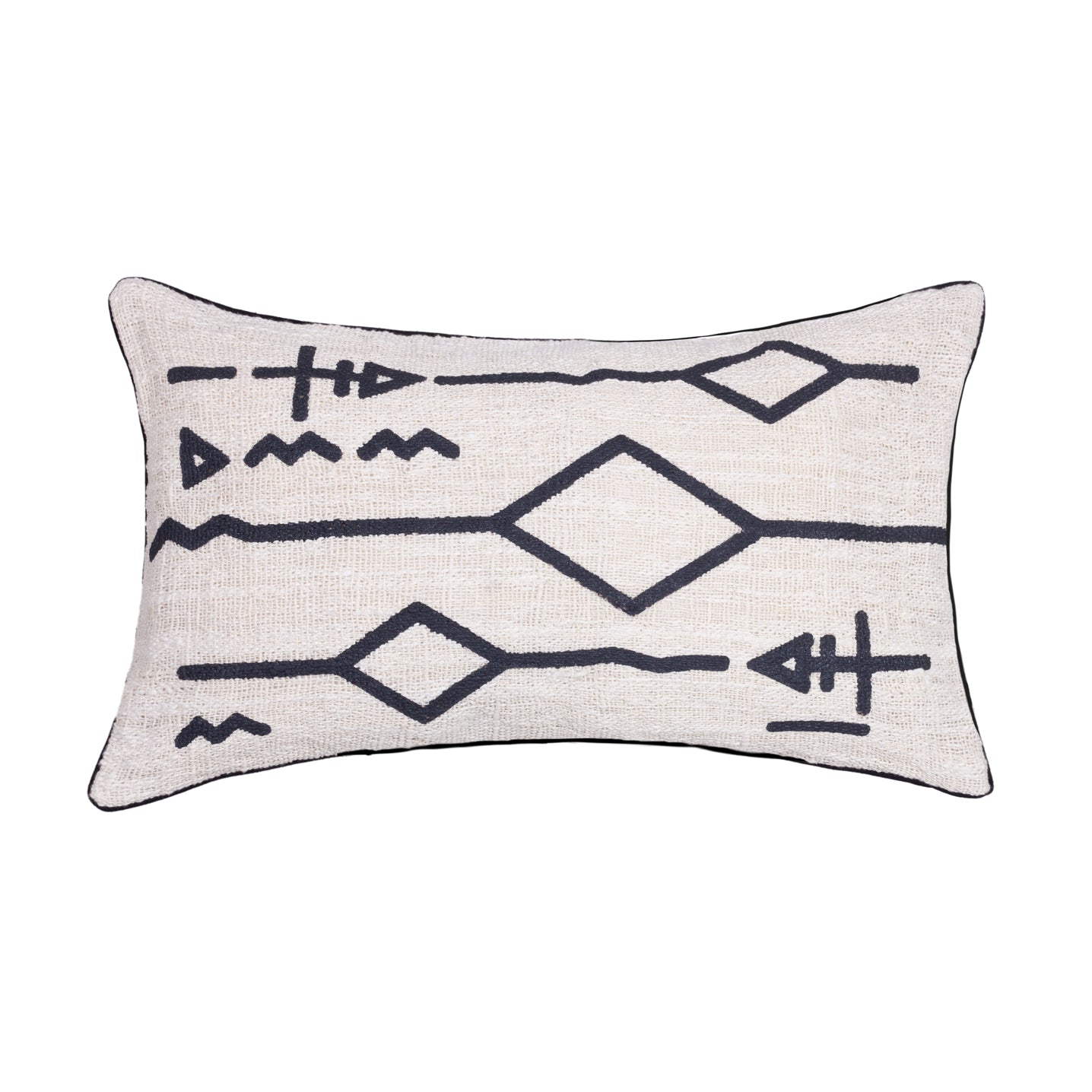 Cushion Black Arrow of Protection - 60 x 35 cm