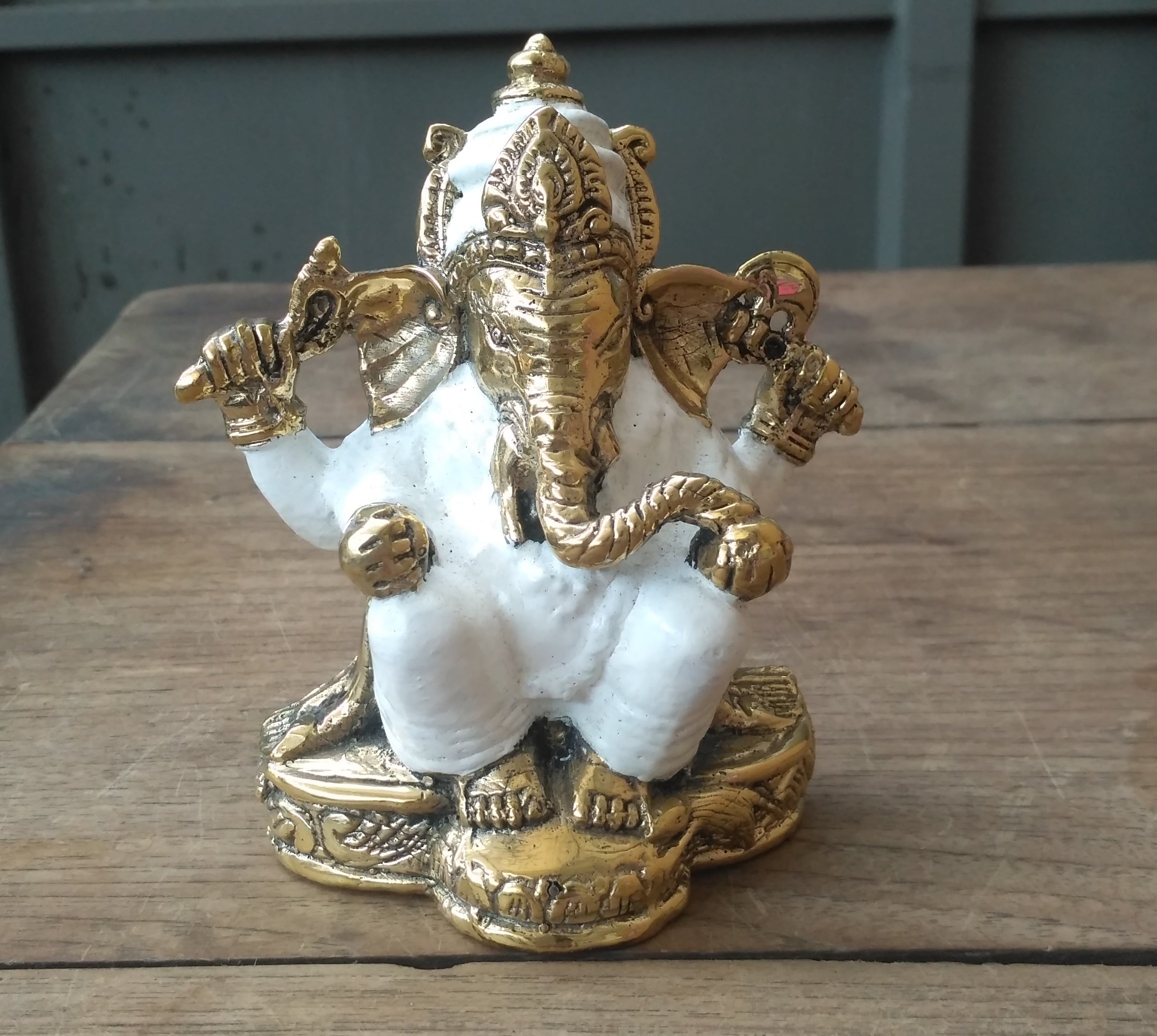 Brass Ganesh Sitting