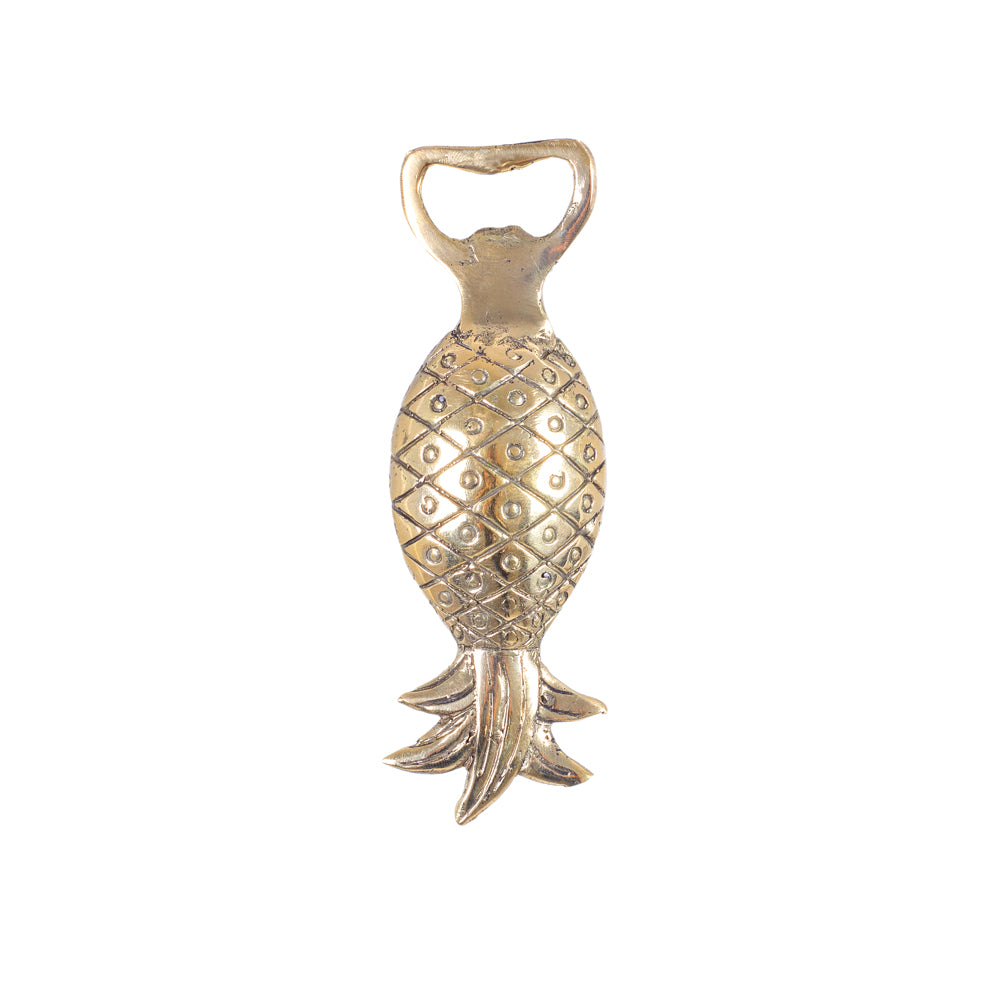 Brass Bottle Opener Pineapple