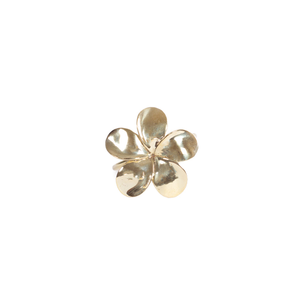 Brass Napkin Ring Frangipani