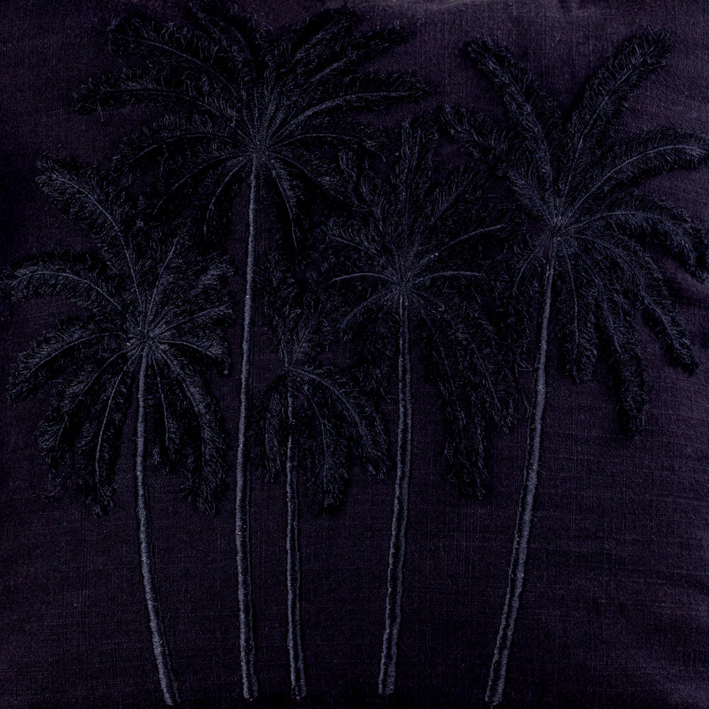 Cushion Black Kai Palm Trees - 45 x 45 cm