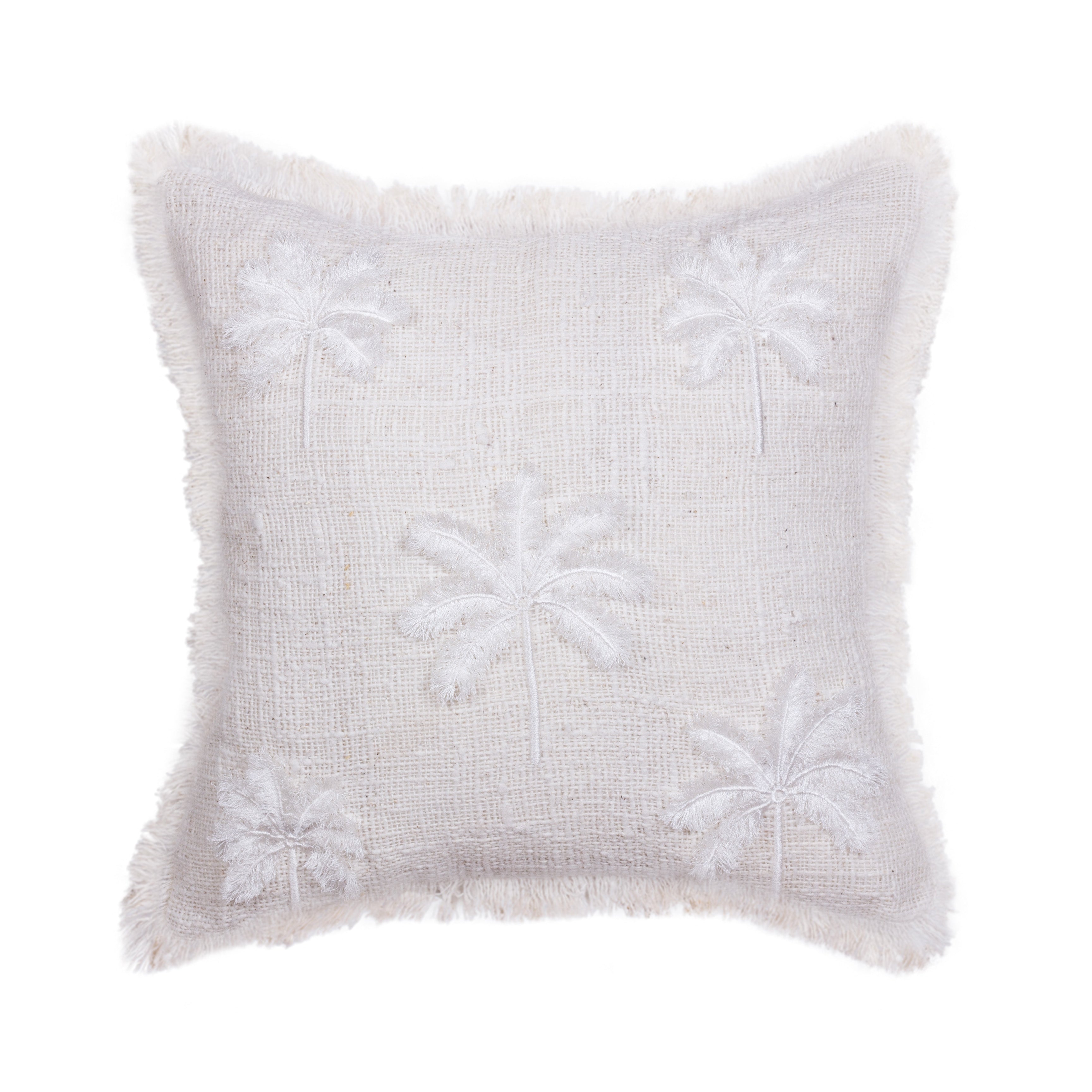 Cushion White Nora Coconut Palm Cluster