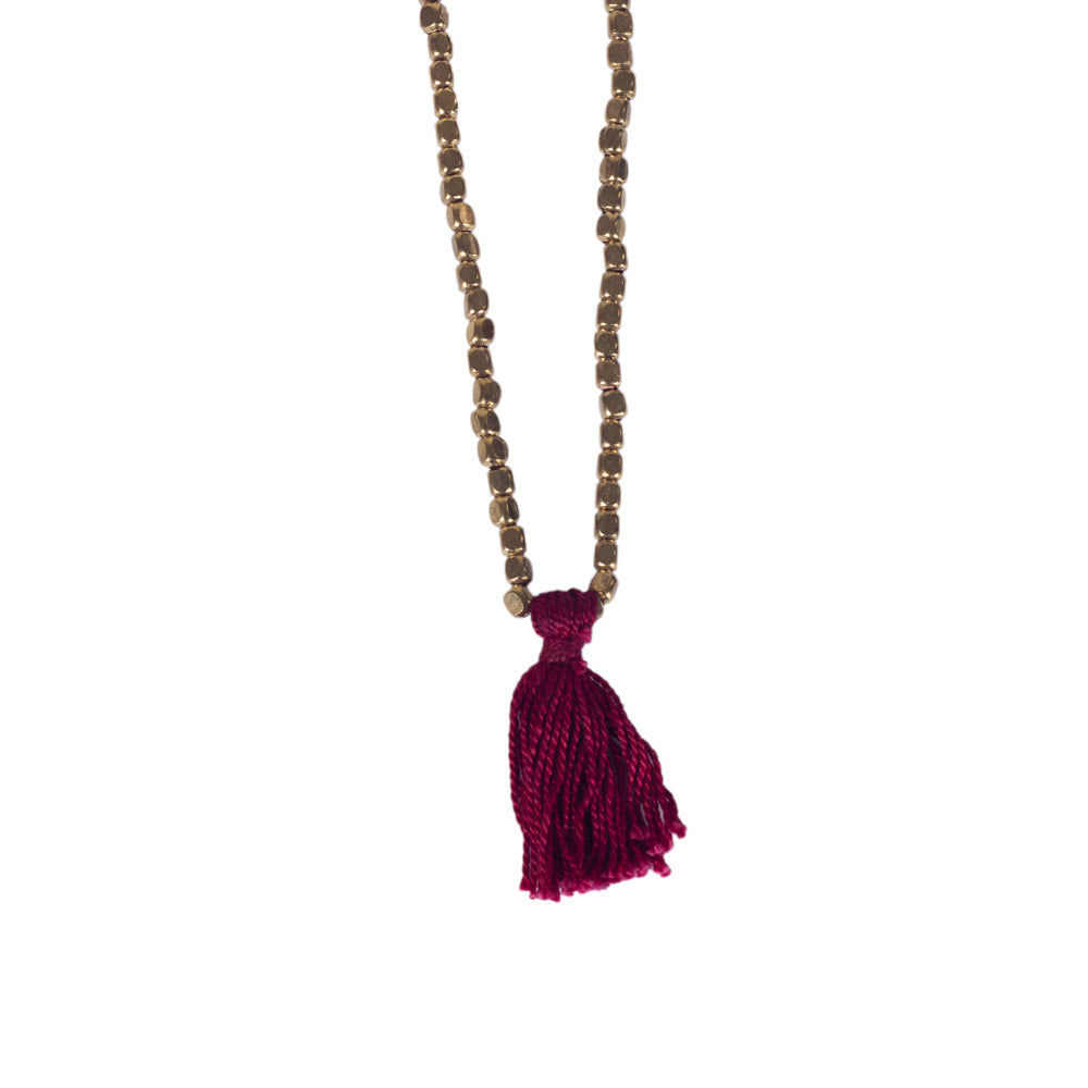 Necklace Brass Beaded Mala