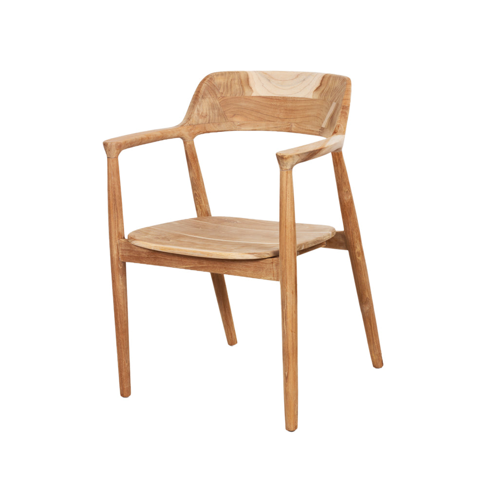 Dining Chair Teak Oslo with Arms