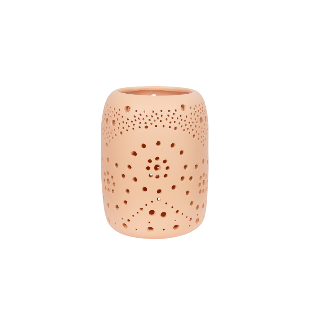 Candle Holder Clay Beige