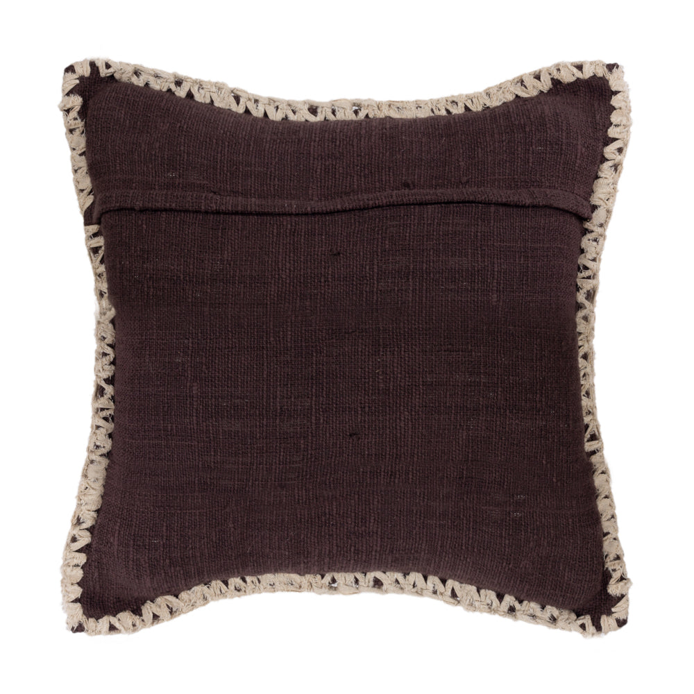 Cushion Cacao Sadhu Reverse - 55 x 55 cm