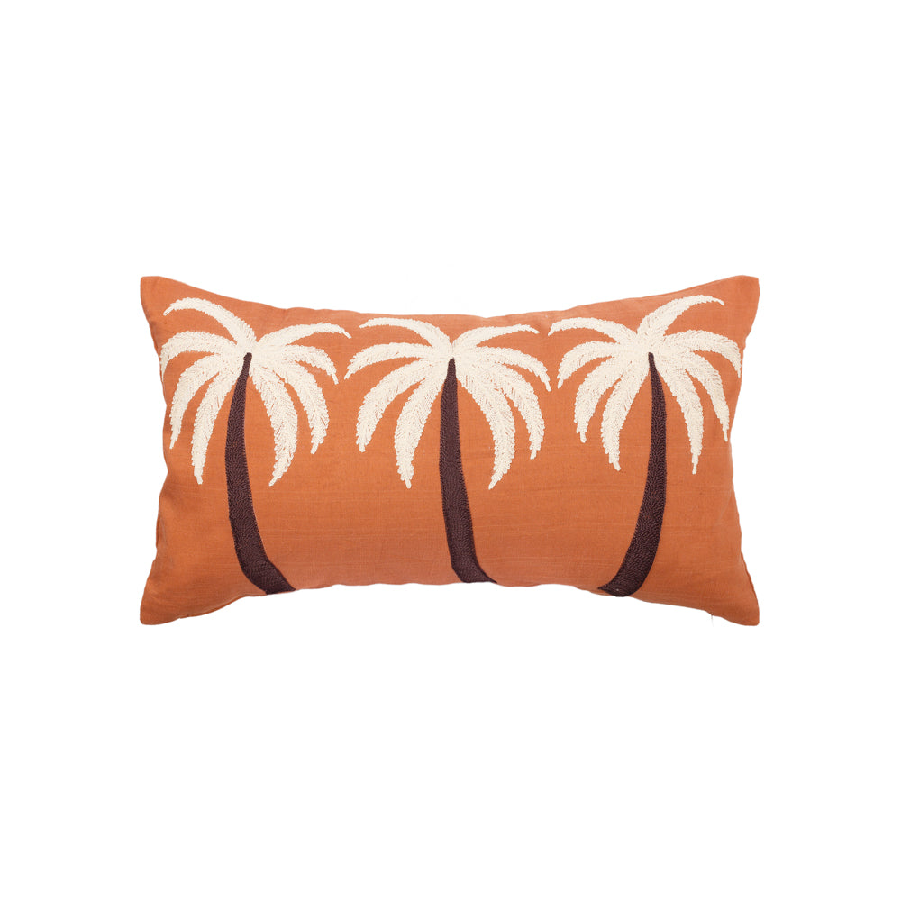 Cushion Cinnamon Morocco Palm Tree