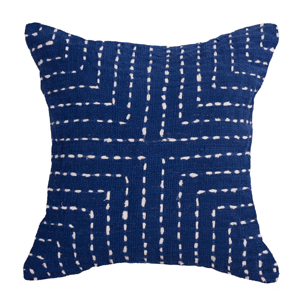 Cushion Blue Navy Faith Cross - 55 x 55 cm