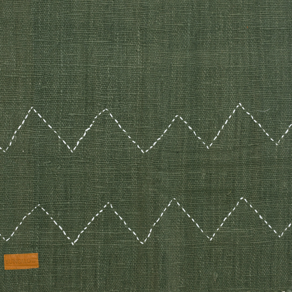 Throw Green Olive Amara Berber