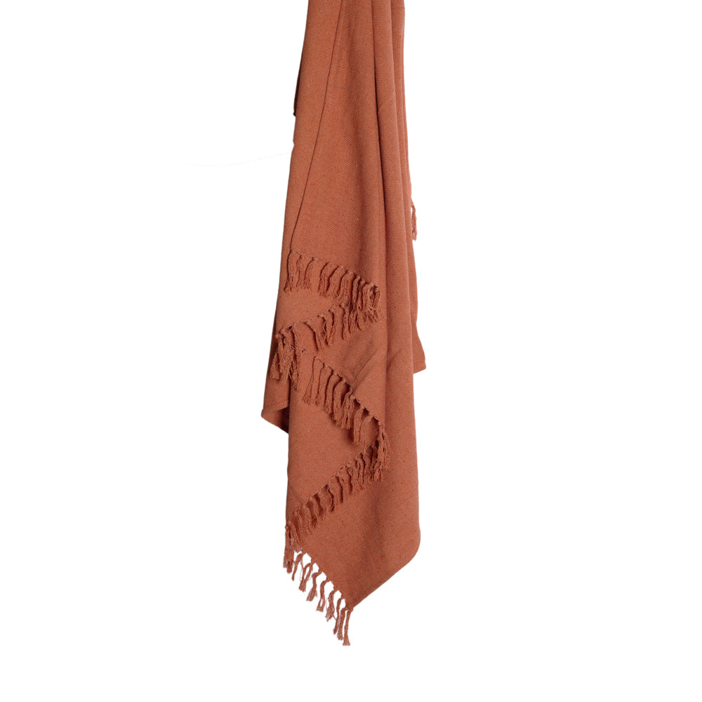 Throw Cinnnamon Luxury Cotton