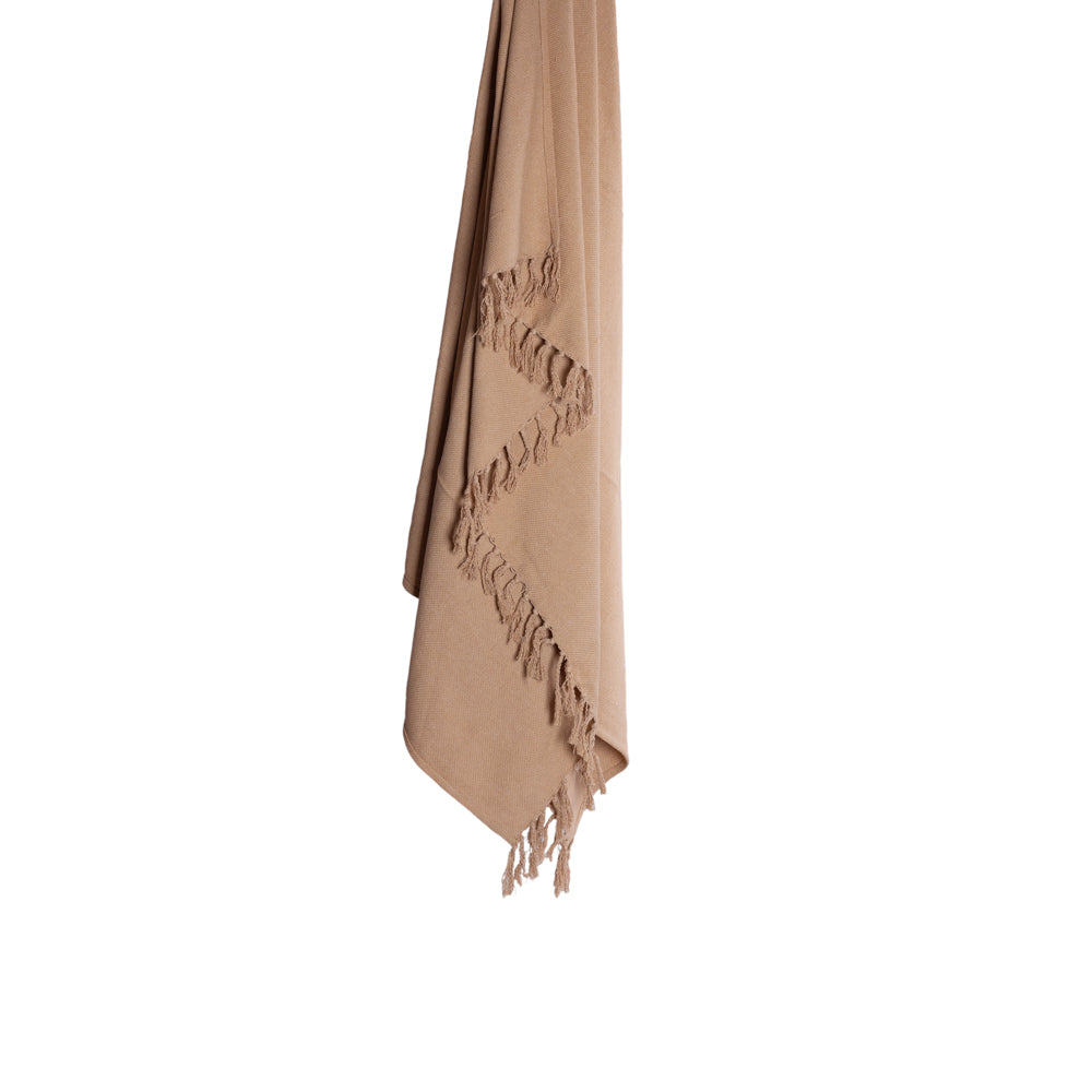 Throw Brown Luxury Cotton