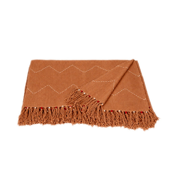 Throw Cinnamon Amara Berber