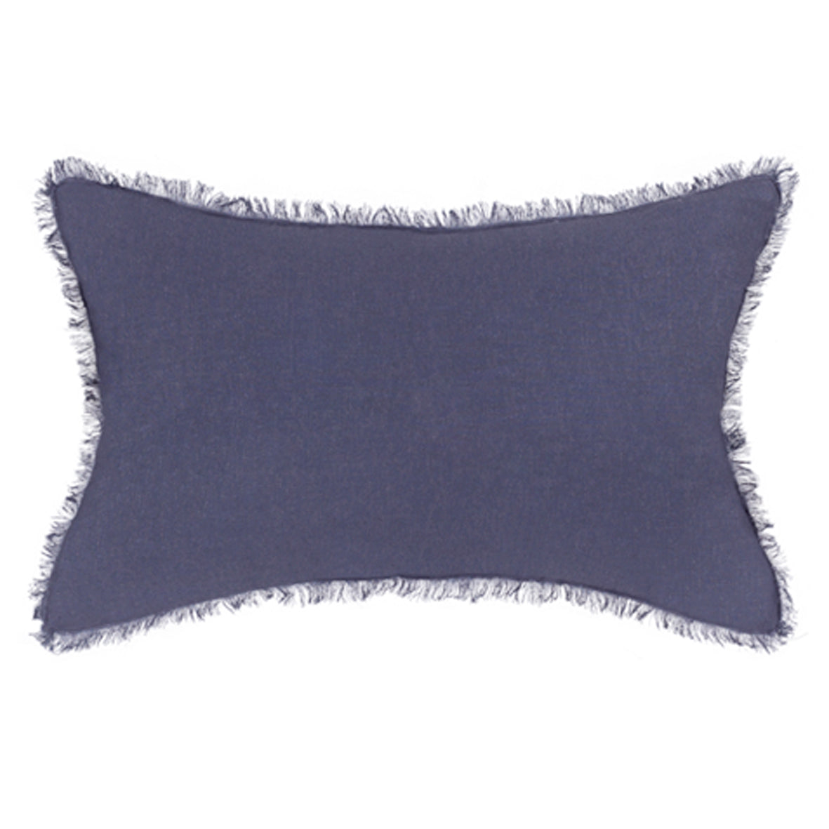 Cushion Black Charcoal Freya Linen