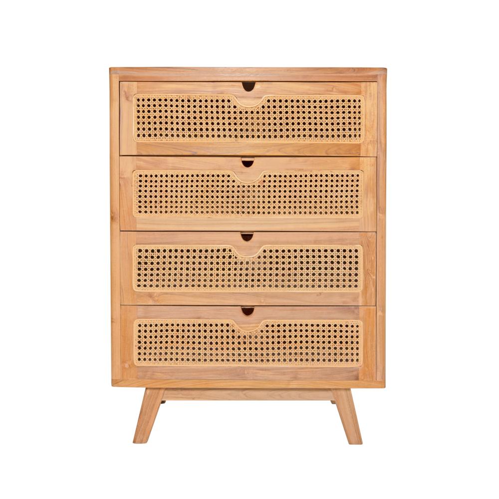 Chest Of Drawers Oslo Rattan 4 Drawer Chest