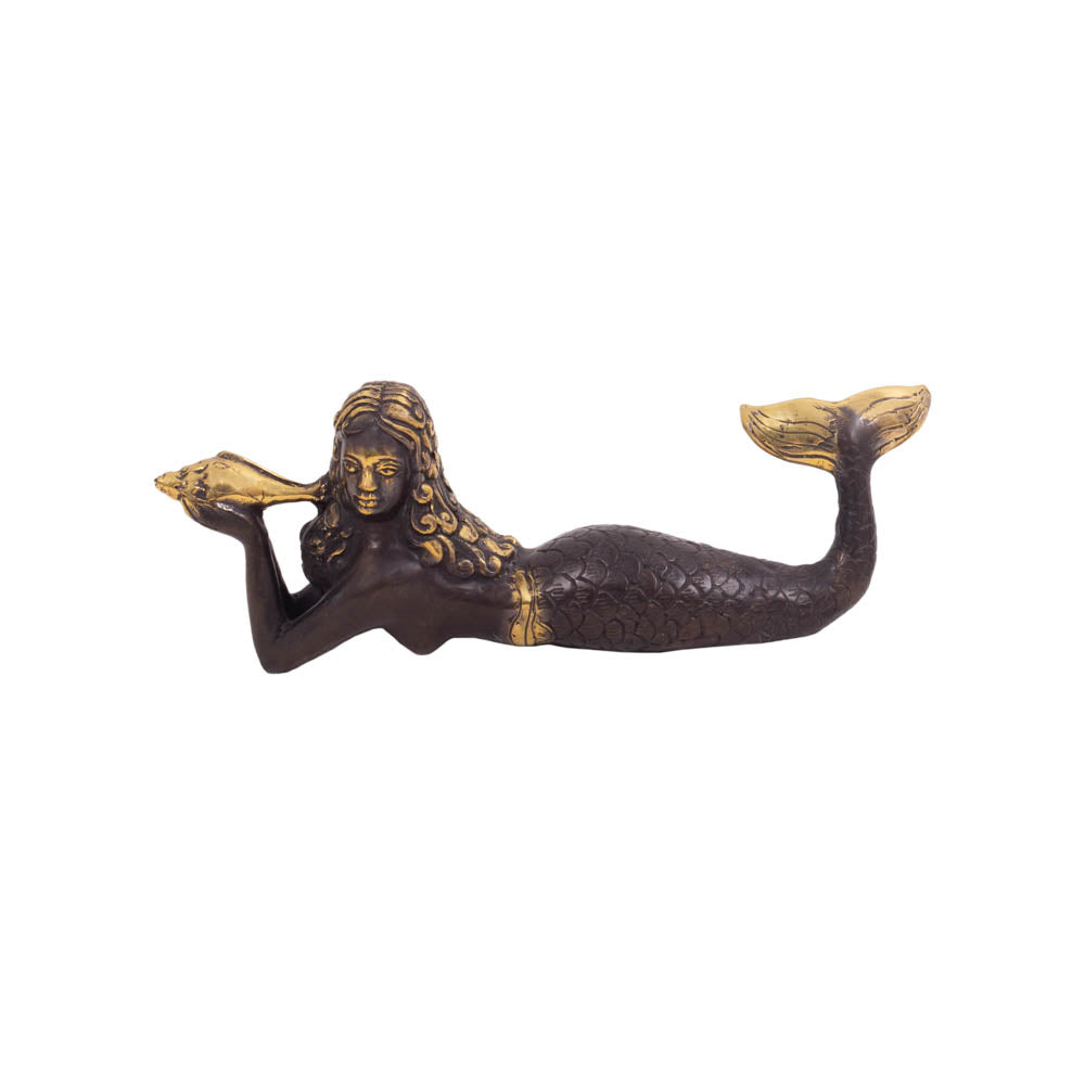 Brass Mermaid Relaxing